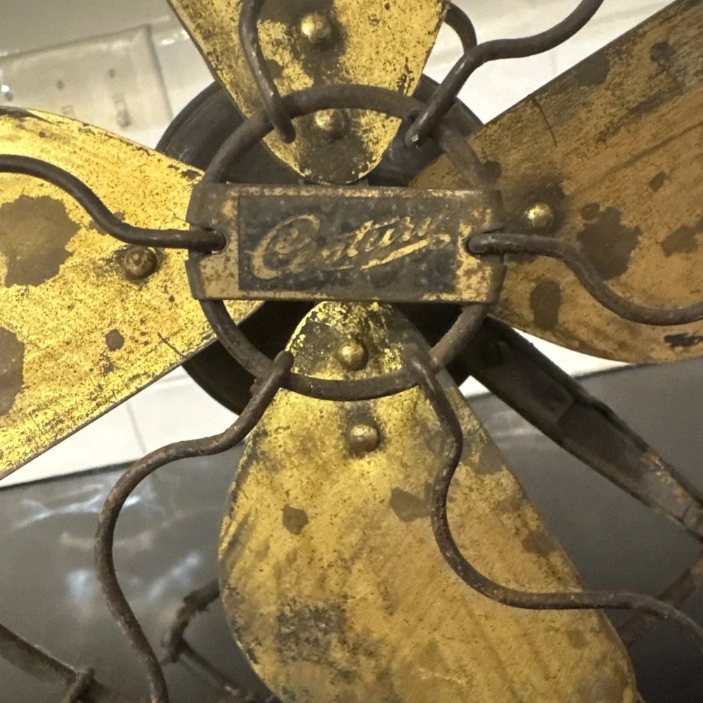 Century Fan‎ Brass Blades Model 263 J-2 S3C-1 6AS IS UNTESTED  parts or repair